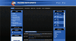 Desktop Screenshot of falconsyouthsports.org